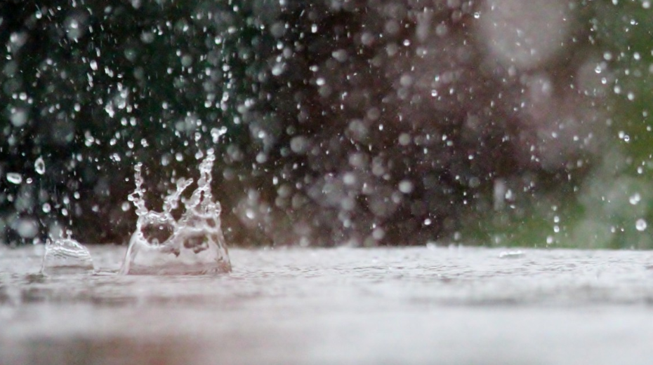 Regen kann in einem Flachtank gesammelt werden